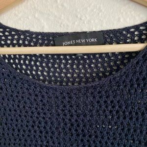 Jones New York organic mesh sweater